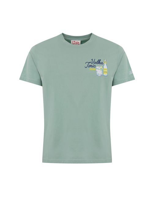 T-shirt con stampa Vodka Tonic Mc2 Saint Barth | TSHIRT MAN02242H DRINK TONIC 53